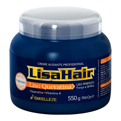 Creme Alisante Profissional Embelleze LisaHair 550g