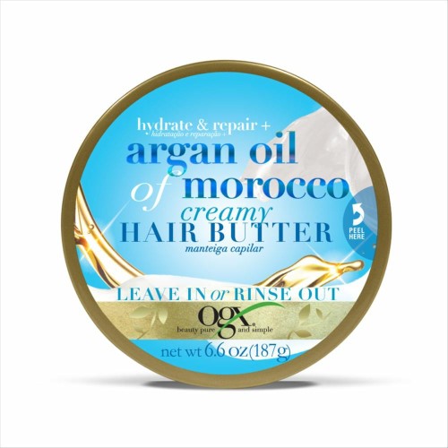 Manteiga Capilar Hidratante OGX Hair Butter Argan Oil of Morocco com 187g