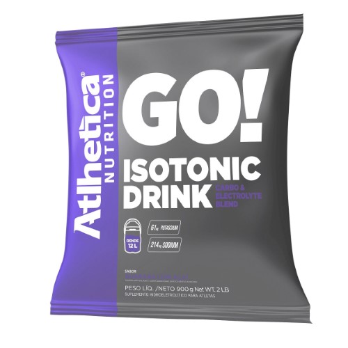 Isotônico Go Isotonic Drink Atlhetica Nutrition Guaraná com Açaí com 900g