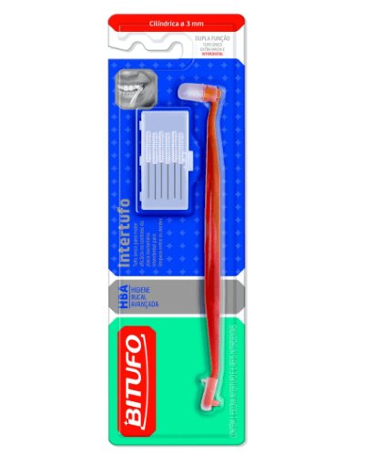 Escova Dental Bitufo Intertufo Cilindrica 3mm