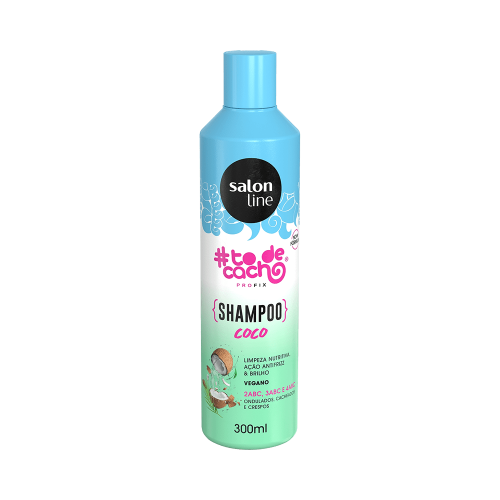 Shampoo de Coco Salon Line To de Cacho Tratamento pra Conquistar 300ml