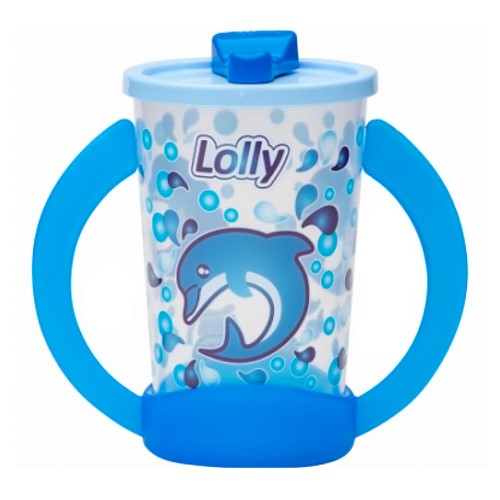 Copo de Treinamento com Alça Lolly Oceano 18 Meses Boy 350ml