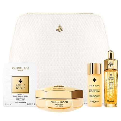 Guerlain Abeille Royalle Kit – Óleo Rejuvenescedor – Loção Fortificante + Creme Diurno + Double Sérum