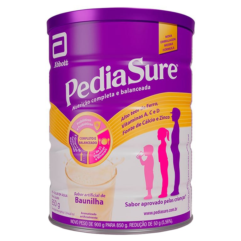 Suplemento Infantil Pediasure Sabor Baunilha 850g