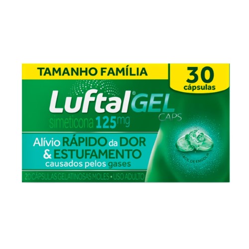 Luftal Gel 125mg 30 Cápsulas Moles