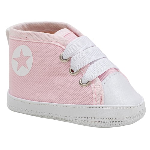 Tênis para bebê Confort Star Rosa - Baby Gut 