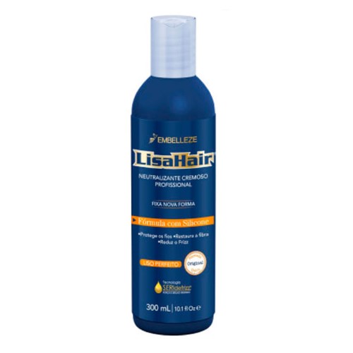 Neutralizante Cremoso Profissional LisaHair com 300ml