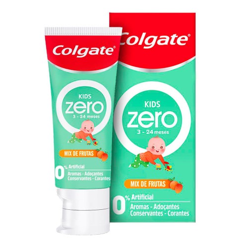 Gel Dental Colgate Zero Kids Sem Flúor Mix Frutas 50g