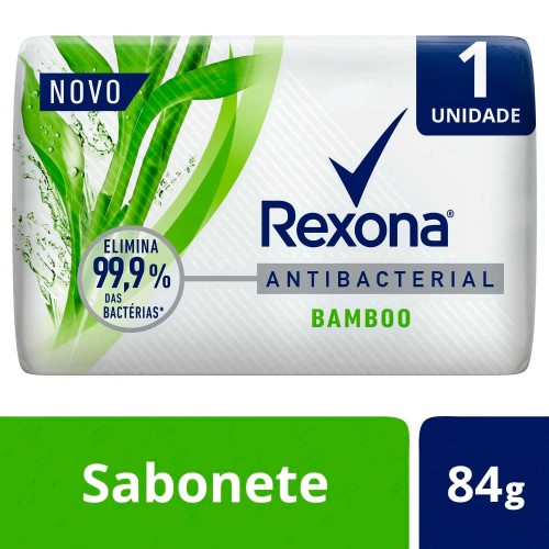 Sabonete em Barra Rexona Antibacterial Bamboo & Aloe Vera 84g