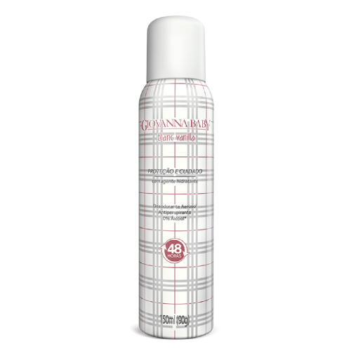 Desodorante Aerosol Giovanna Baby Blanc Vanilla 48h 150ml