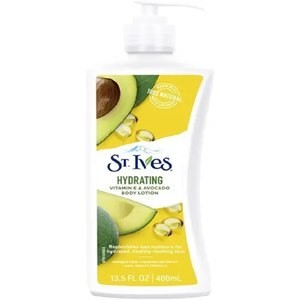 Loção Hidratante Corporal St Ives Hydrating Vitamin E And Avocado com 400ml