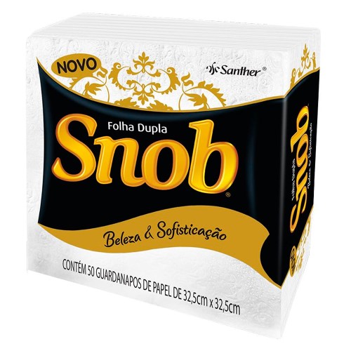 Guardanapo Snob Gala 32,5X32,5 Com 50 Unidades