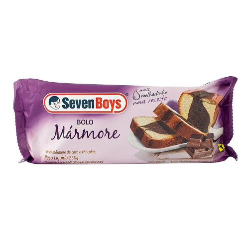 Bolo Seven Boys Mármore com 250g