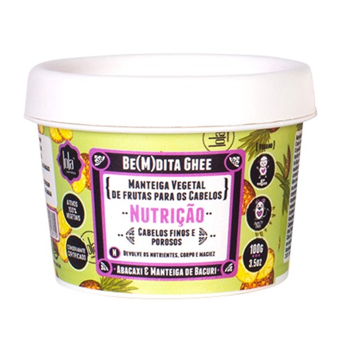 Manteiga Vegetal Capilar Lola Be(M)Dita Ghee Nutrição com 100g