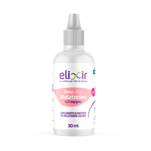 Suplemento Alimentar Melatonina Líquida Elixir Sleep Ative 21mg 30ml