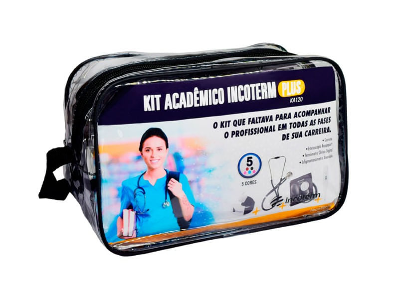 Kit Acadêmico Plus Incoterm Ka120 Preto