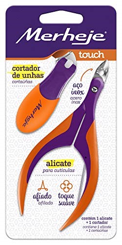 Merheje Touch Laranja e Violeta Kit - Alicate + Cortador