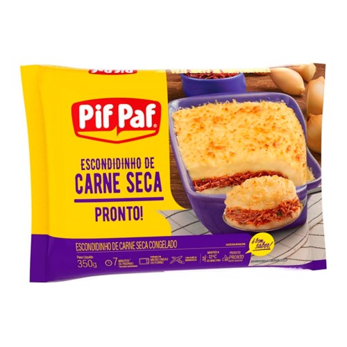 Escondidinho de Carne Seca Pif Paf 350g