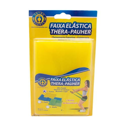 Faixa Thera Pauher Fg-27 Amarela 1.30cm