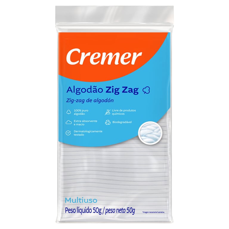 Algodao Multiuso Cremer 50g Cx Com 24