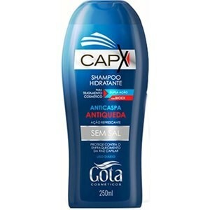 Shampoo Gota Dourada Capx Anticaspa Antiqueda 250ml