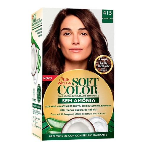 Tintura Wella Soft Color 415 Cappuccino com 1 unidade