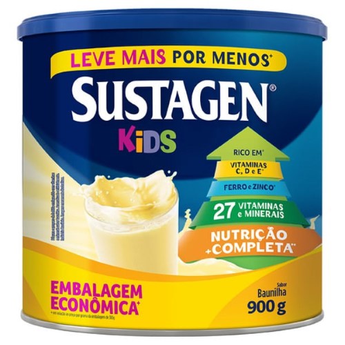 Complemento Alimentar Sustagen Kids Baunilha 900g