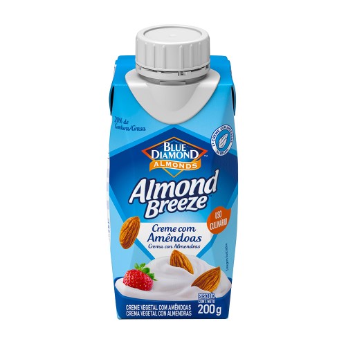 Creme com Amêndoas Blue Diamond Almond Breeze 200g