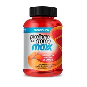 Suplemento Alimentar Picolinato de Cromo Maxx Maxinutri 120 cápsulas