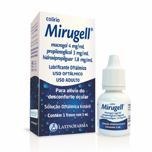 Mirugell Solução Oftálmica Estéril com 5ml