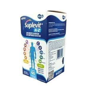 Suplemento Vitamínico Mineral Suplevit com 60 comprimidos