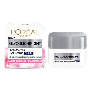 Creme Facial Antimarcas Loréal Glycolic Bright Noturno 49g