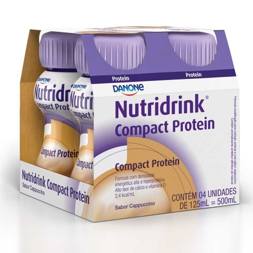 Nutridrink Compact Protein Capuccino 4 unidades com 125ml