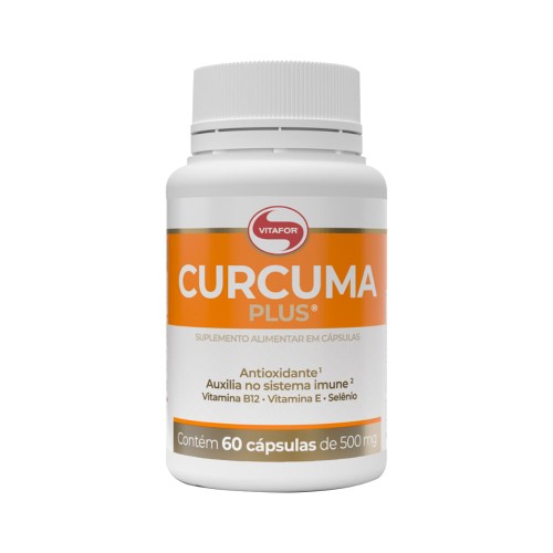 Curcuma Plus Vitafor 60 Cápsulas de 500mg