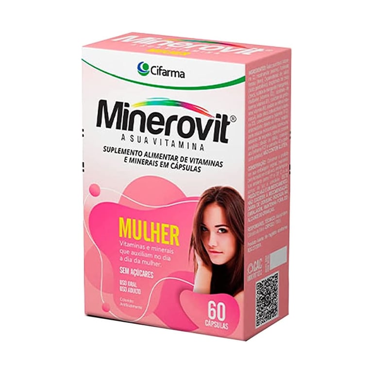 Polivitamínico Minerovit Mulher 60 cápsulas