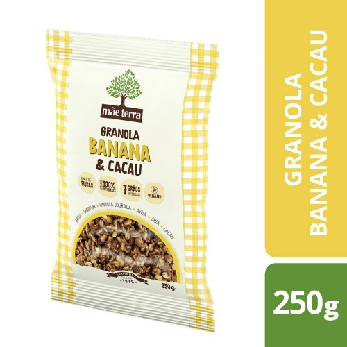 Granola Mãe Terra Banana e Cacau 250g