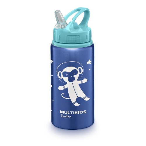 Garrafinha de Alumínio Refresh Azul Multikids Baby - BB1096