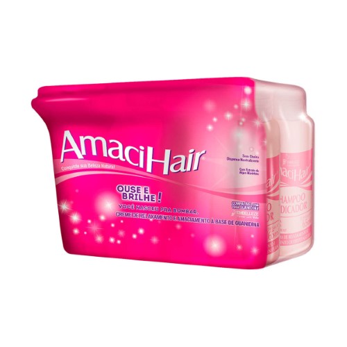 Creme Relaxante para Cabelo Amacihair Ouse e Brilhe com 200g