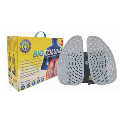 Encosto Dinamico Flexivel Bio Coluna Cinza Ac-010 Ortho Pauher