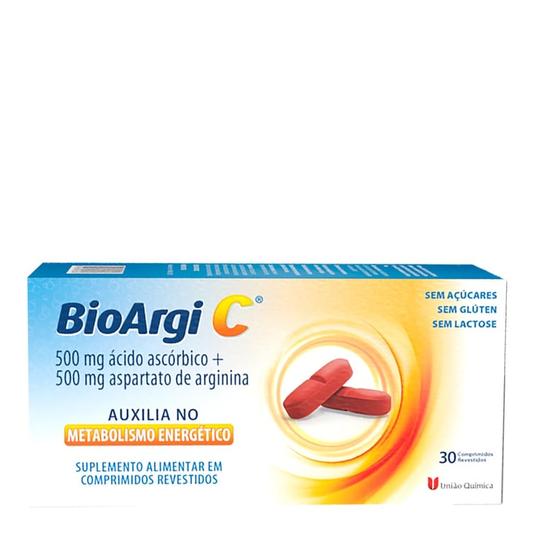 BioArgi C 500mg União Química 30 Comprimidos