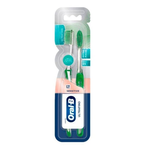 Escova Dental Oral-B Ultrafino 2 unidades