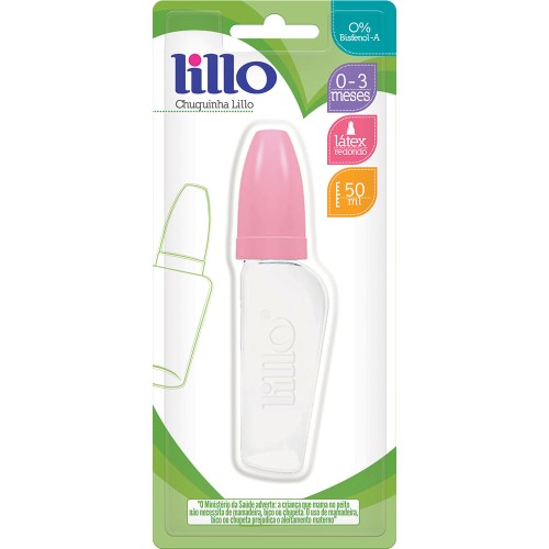 Mamadeira Lillo Miniform Rosa 50ml