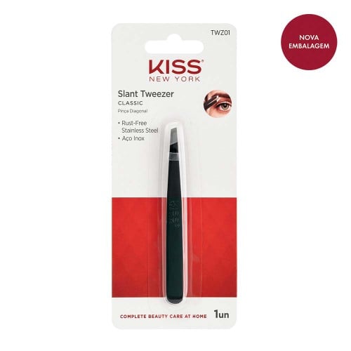 Pinça Ponta Diagonal Kiss NY - Slant Tweezer