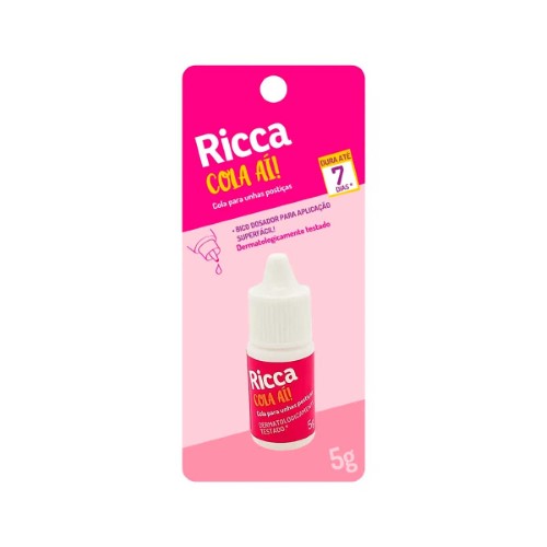 Cola para Unhas Postiças Ricca 5g