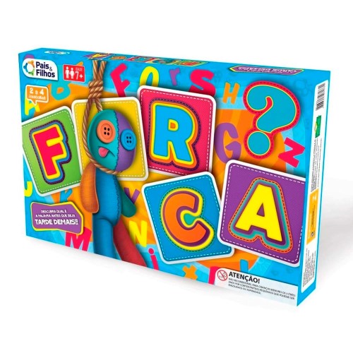 Brinquedo Jogo Forca Descubra a Palavra Antes que Seja Tarde Pais & Filhos