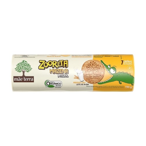 Biscoito Orgânico Mãe Terra Maizena Zooreta 110g