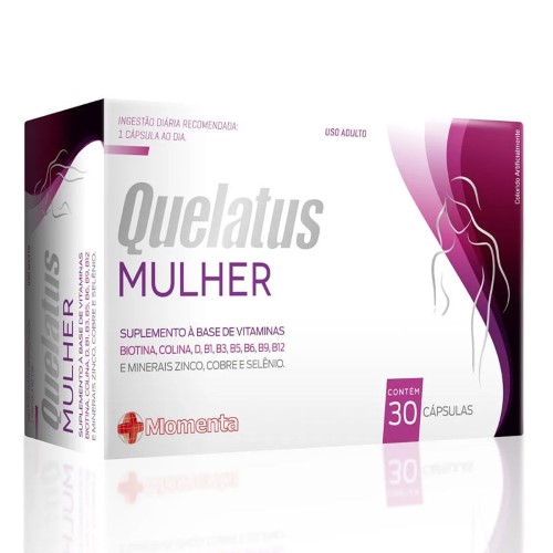 Suplemento Vitamínico Momenta Quelatus Mulher 30 Cápsulas