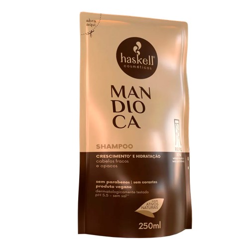 Refil Shampoo Haskell Mandioca