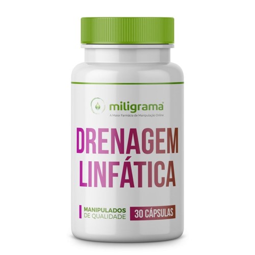 Drenagem Linfática em Cápsulas 500mg 30 Cápsulas