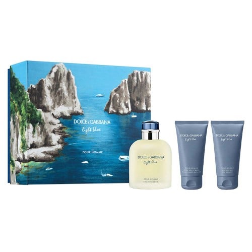 Dolce&Gabbana Light Blue Pour Homme Kit - Perfume EDT+ Pós Barba + Shower Gel